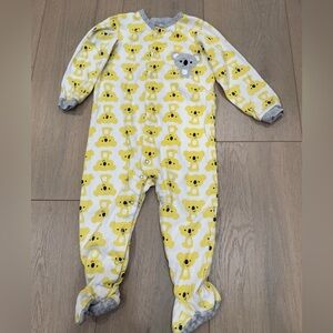 Pekkle Koala snaps pyjamas footies size 24 months